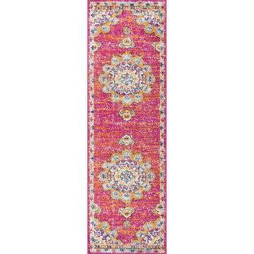 Leann bohemian Flair Boho Vintage Medallion Area Rug